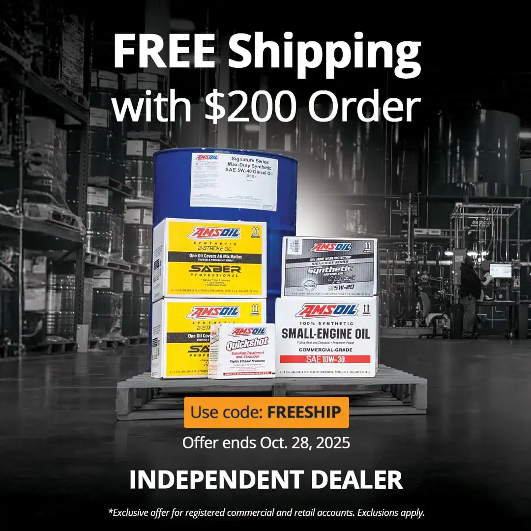 Free AMSOIL Plastic Funnel with Order of $75 or More