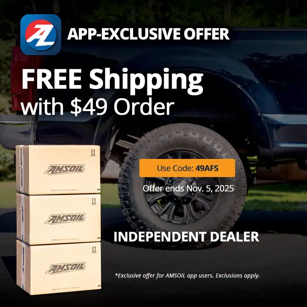 Free AMSOIL Plastic Funnel with Order of $75 or More